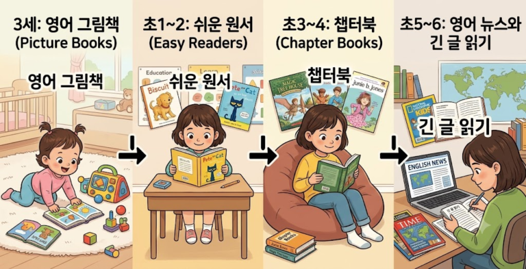 초등영어 공부 로드맵, 두 아이 키우며 깨달은 3가지